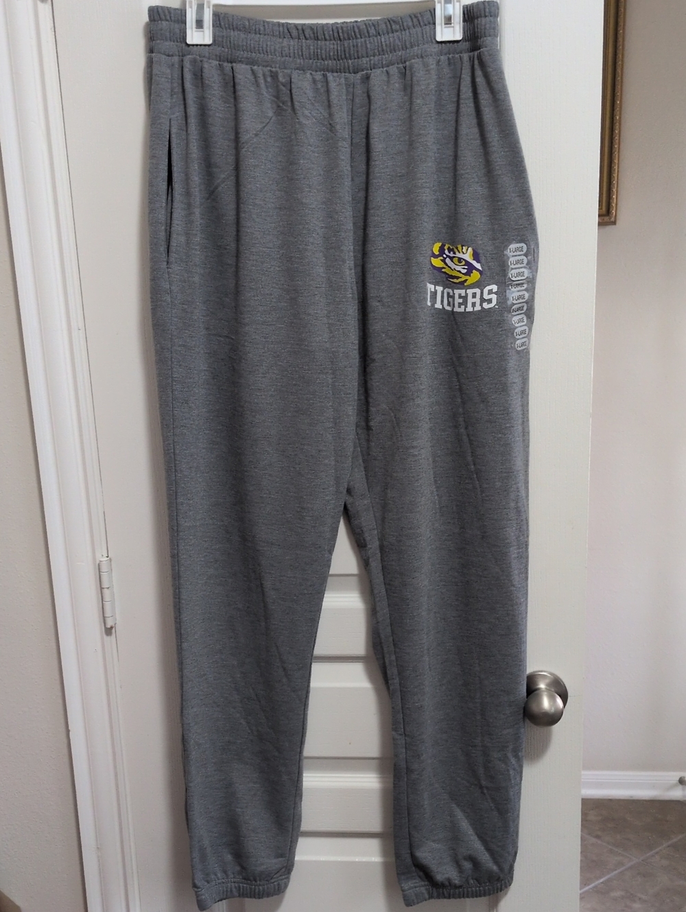 LSU Tigers Jogger Pants Size XL